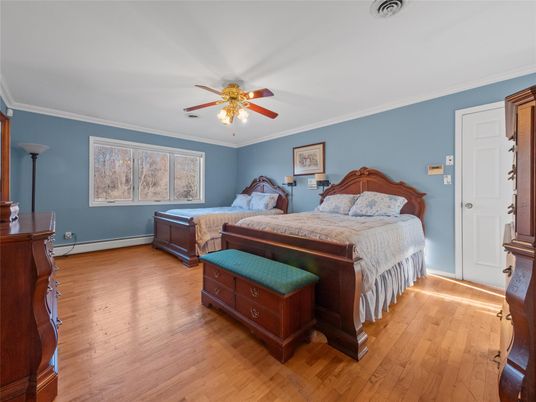 Bedroom, Interior, Wood Texture Flooring