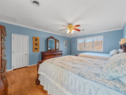 Bedroom, Interior, Wood Texture Flooring