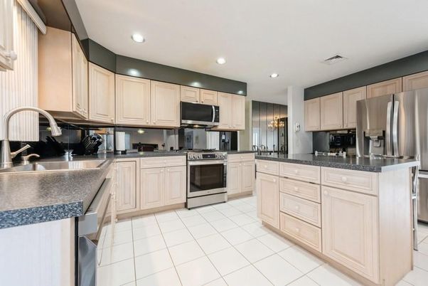 Interior, Kitchen, Recessed Lighting, Stainless Steel Appliances