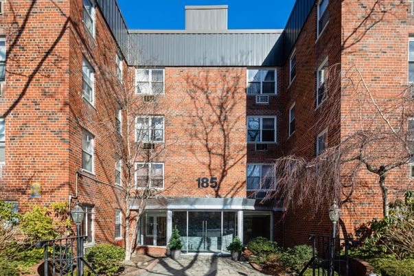 Exterior, Facade, Brick Facade, Condo Building