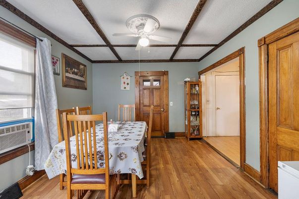 Dining room, Interior, Wood Texture Flooring