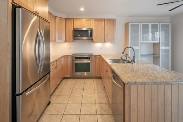 Interior, Kitchen, Recessed Lighting, Stainless Steel Appliances