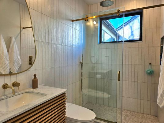 Bathroom, Glass Shower, Interior