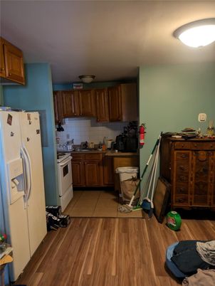Interior, Kitchen, Wood Texture Flooring