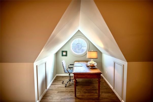 Home Office, Interior, Wood Texture Flooring