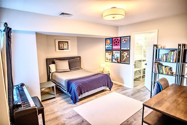 Bedroom, Interior, Wood Texture Flooring