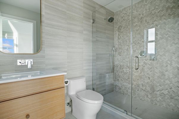 Bathroom, Glass Shower, Interior