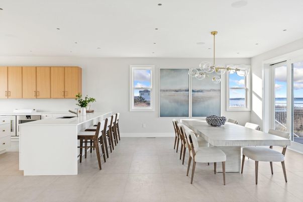 Dining room, Interior, Kitchen, Pendant Lights, Recessed Lighting
