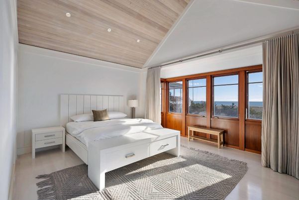 Bedroom, Interior, Recessed Lighting, Wooden Ceilings