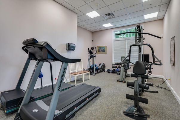 Fitness Equipment, Interior, Recessed Lighting