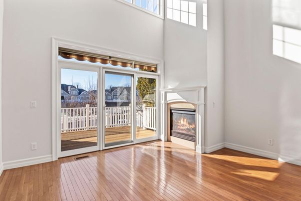Fireplace, Interior, Wood Texture Flooring