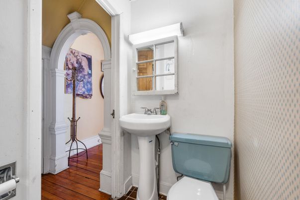 Bathroom, Interior, Wood Texture Flooring