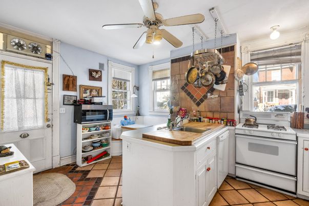 Interior, Kitchen, Tile Countertops