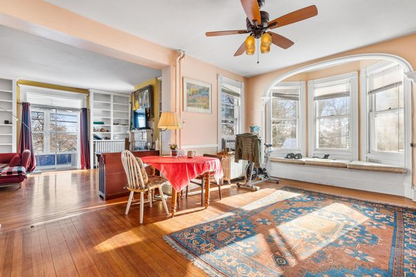 Dining room, Interior, Wood Texture Flooring