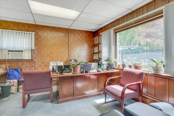 Home Office, Interior, Wooden Walls