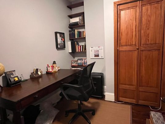 Home Office, Interior, Wood Texture Flooring