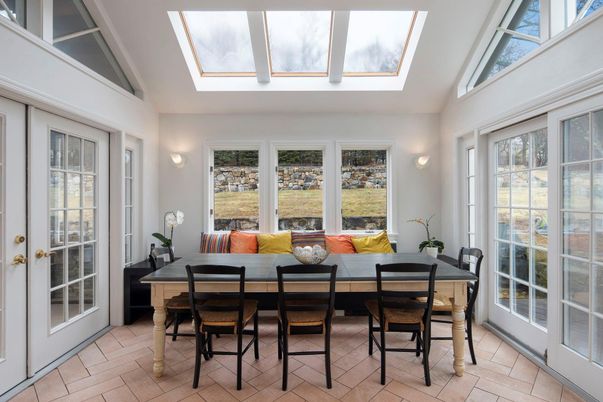 Dining room, Glass Ceilings, Interior, Sun Room