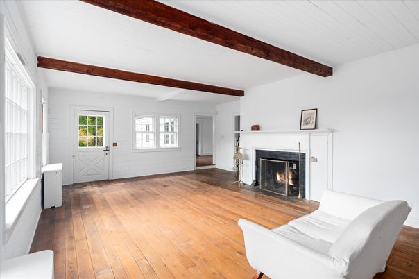 Fireplace, Interior, Wooden Beams, Wood Texture Flooring