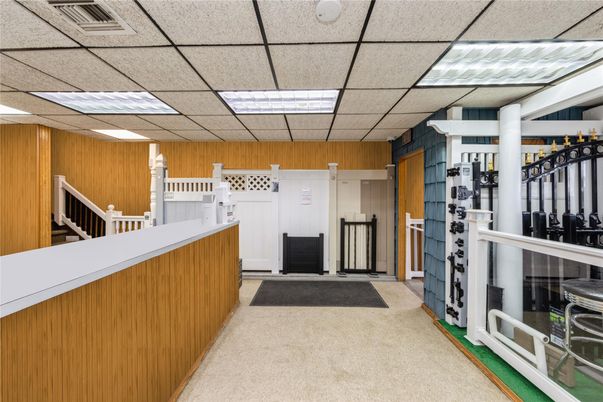 Fitness Equipment, Interior, Wooden Walls