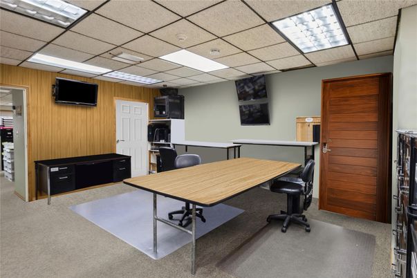 Home Office, Interior, Wooden Walls