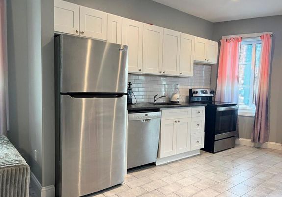 Interior, Kitchen, Recessed Lighting, Stainless Steel Appliances