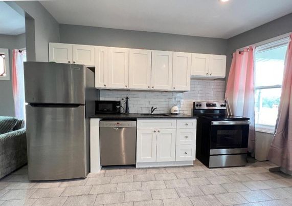 Interior, Kitchen, Recessed Lighting, Stainless Steel Appliances