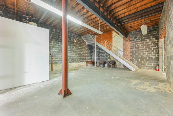 Interior, Stone Walls, Wooden Beams