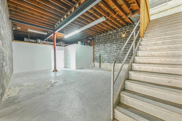 Interior, Stone Walls, Wooden Beams
