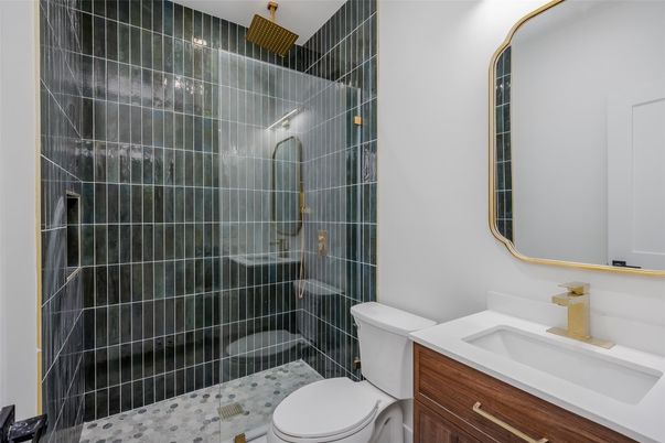 Bathroom, Glass Shower, Interior