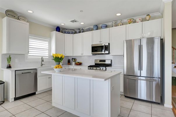 Interior, Kitchen, Recessed Lighting, Stainless Steel Appliances