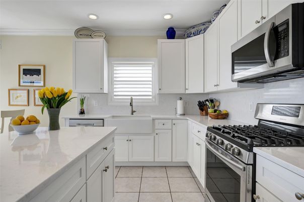 Interior, Kitchen, Recessed Lighting, Stainless Steel Appliances