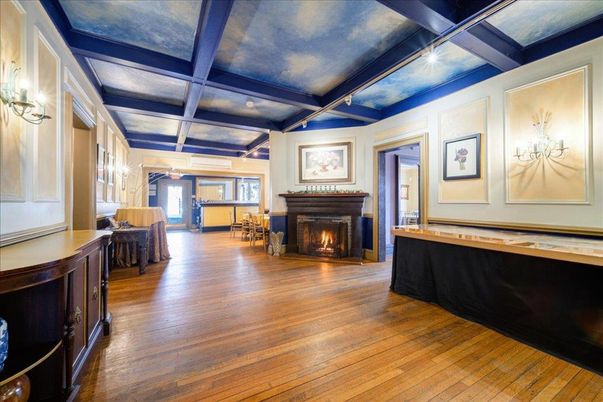 Fireplace, Interior, Wood Texture Flooring