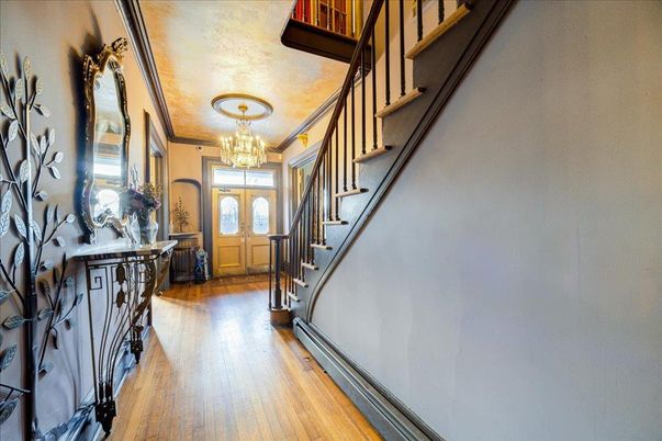 Chandelier, Interior, Wood Texture Flooring