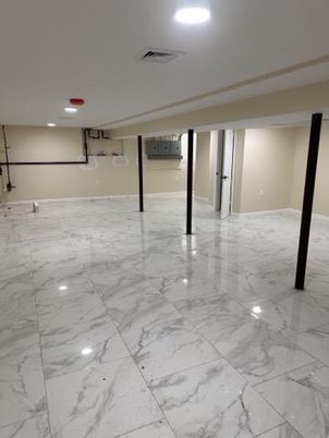 Interior, Marble, Recessed Lighting