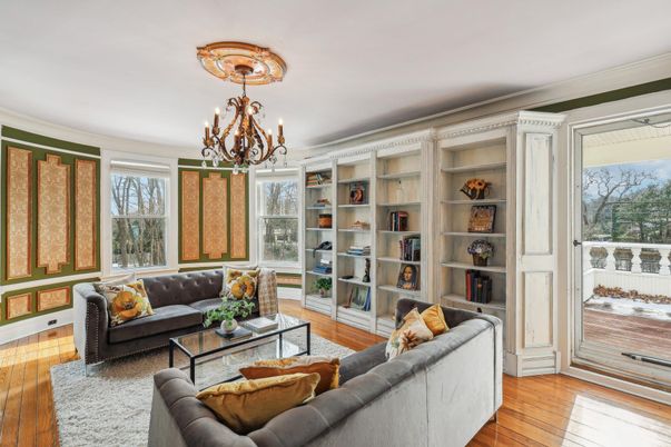 Chandelier, Interior, Living room, Wood Texture Flooring