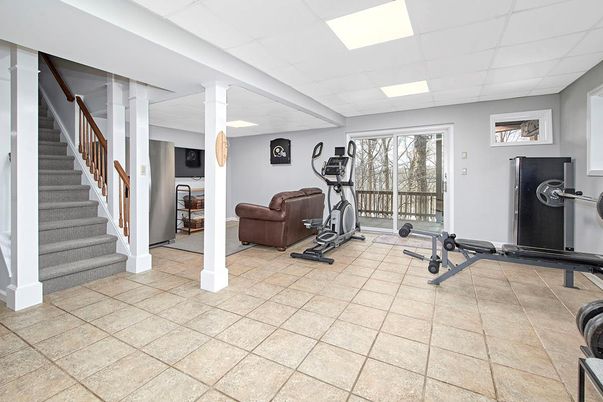 Fitness Equipment, Interior, Recessed Lighting