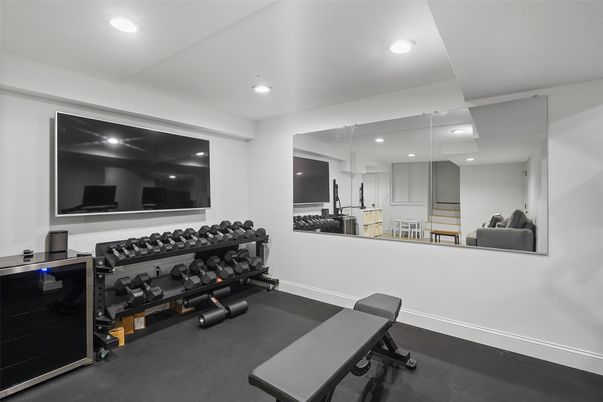 Fitness Equipment, Interior, Recessed Lighting