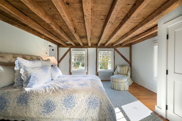Bedroom, Interior, Wooden Beams, Wooden Ceilings, Wood Texture Flooring