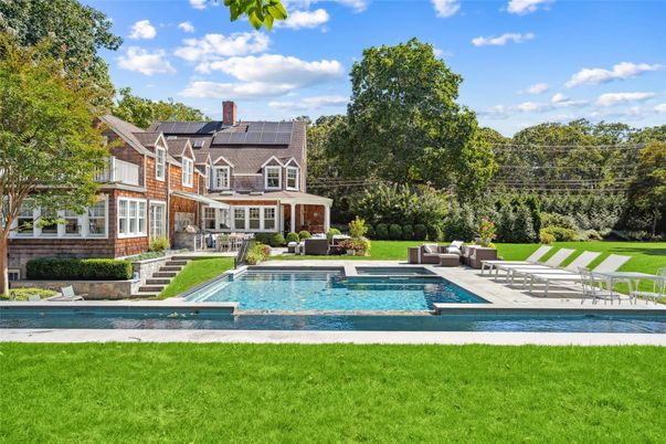 Exterior, Pool, Solar Panels