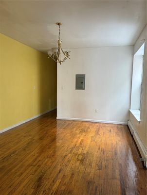 Chandelier, Empty room, Interior, Wood Texture Flooring