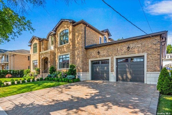 Attached, Exterior, Facade, Brick Facade, Tudor Revival