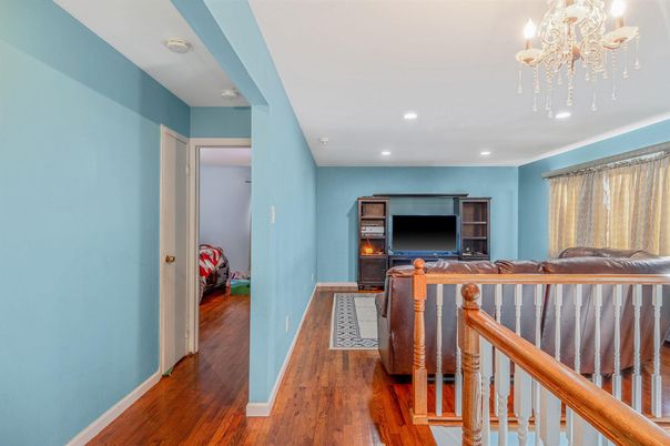Chandelier, Interior, Recessed Lighting, Wood Texture Flooring