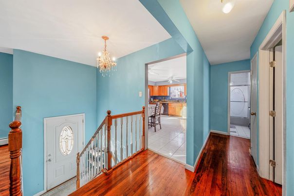Chandelier, Interior, Wood Texture Flooring