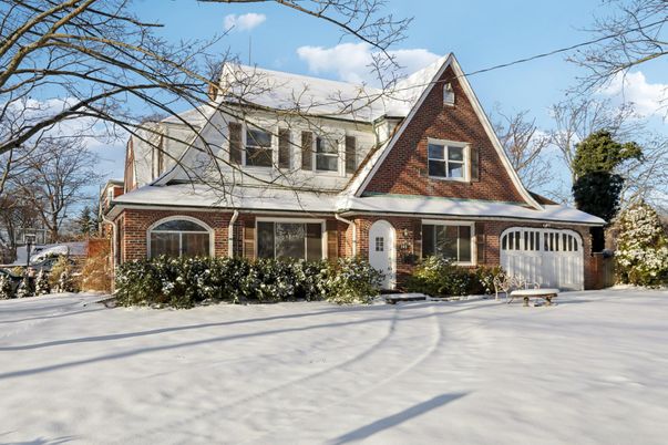 Attached, Exterior, Facade, Brick Facade, Tudor Revival
