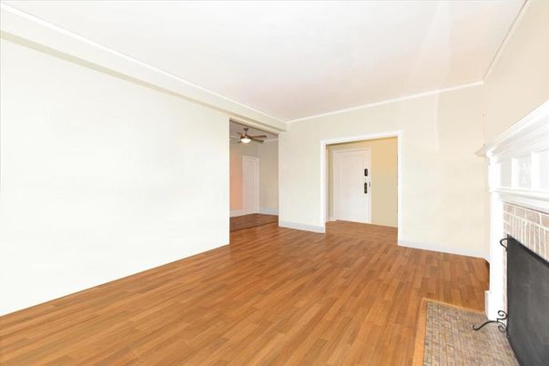 Empty room, Fireplace, Interior, Wood Texture Flooring