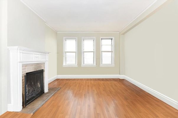 Empty room, Fireplace, Interior, Wood Texture Flooring