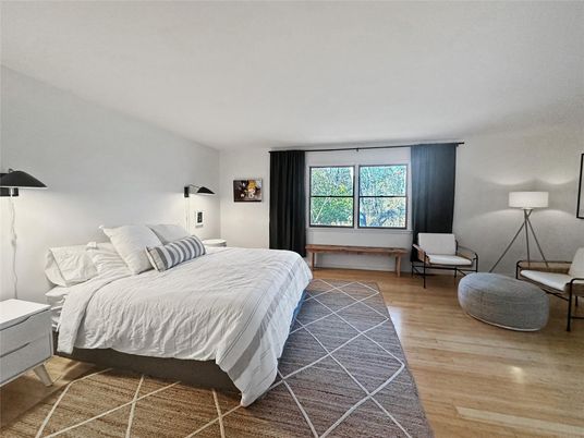 Bedroom, Interior, Wood Texture Flooring