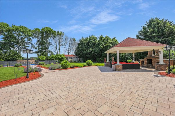 Backyard, Exterior, Fireplace