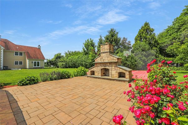 Backyard, Exterior, Fireplace