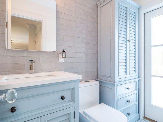 Bathroom, Interior, Stone Walls
